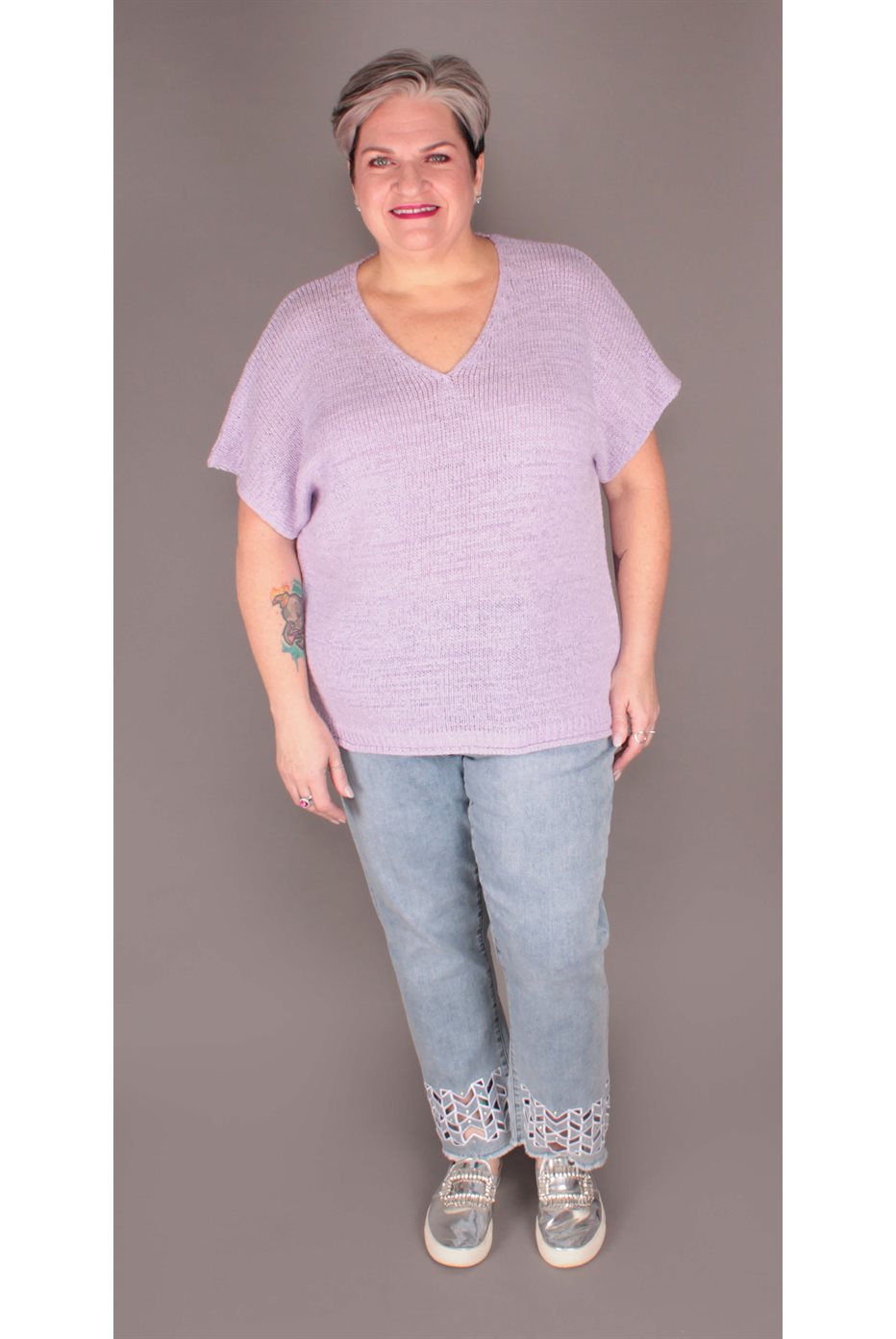 Pull Tricot Lilas
